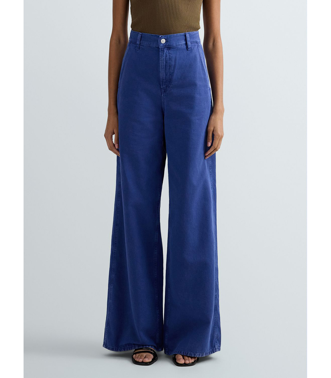 コットンワイドパンツ 詳細画像 ロイヤルブルー 1